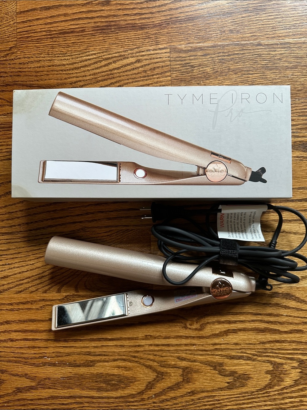 TYME Iron Pro Mini Flat Iron in Rose Gold Pearl